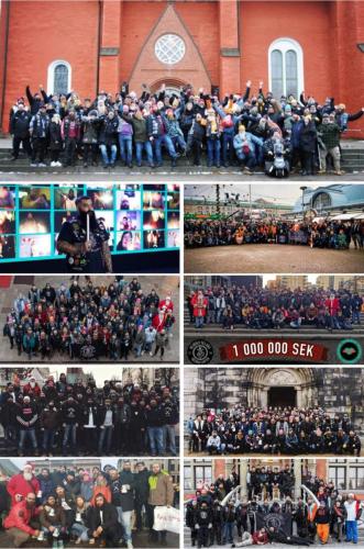 Gruppfoto från samtliga Musikhjälpen